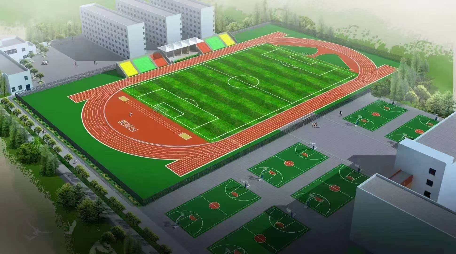酒泉市学校运动操场半预制型跑道 - 哪里好